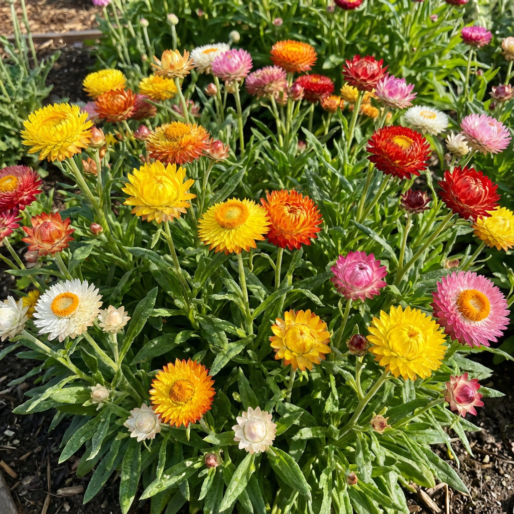 helichrysum flower seeds Buy Mixed Helichrysum Flower Seeds for Planting – Pure Asia Seeds