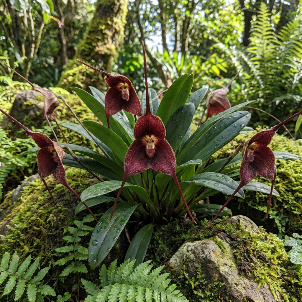 Brown Monkey Orchid Seeds for Planting | Exotic Flower Seeds