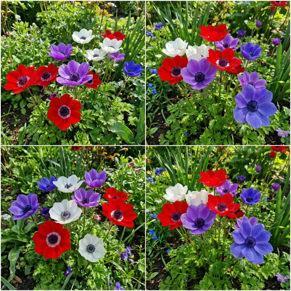 Mixed Colour Anemone Seeds for Planting - Beautiful Flower Display