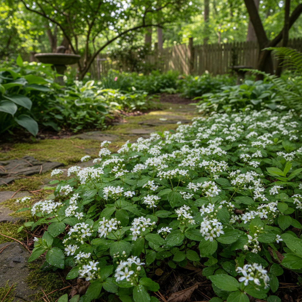 Sweet Woodruff (Galium odoratum) Flower Seeds for Fragrant Garden Blooms