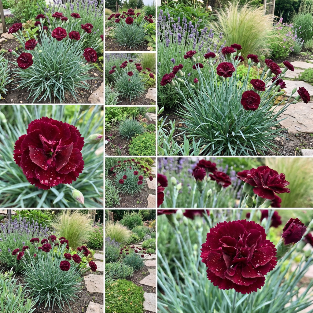 Dianthus Maroon Flower Seeds for Vibrant Planting and Rich Blooms
