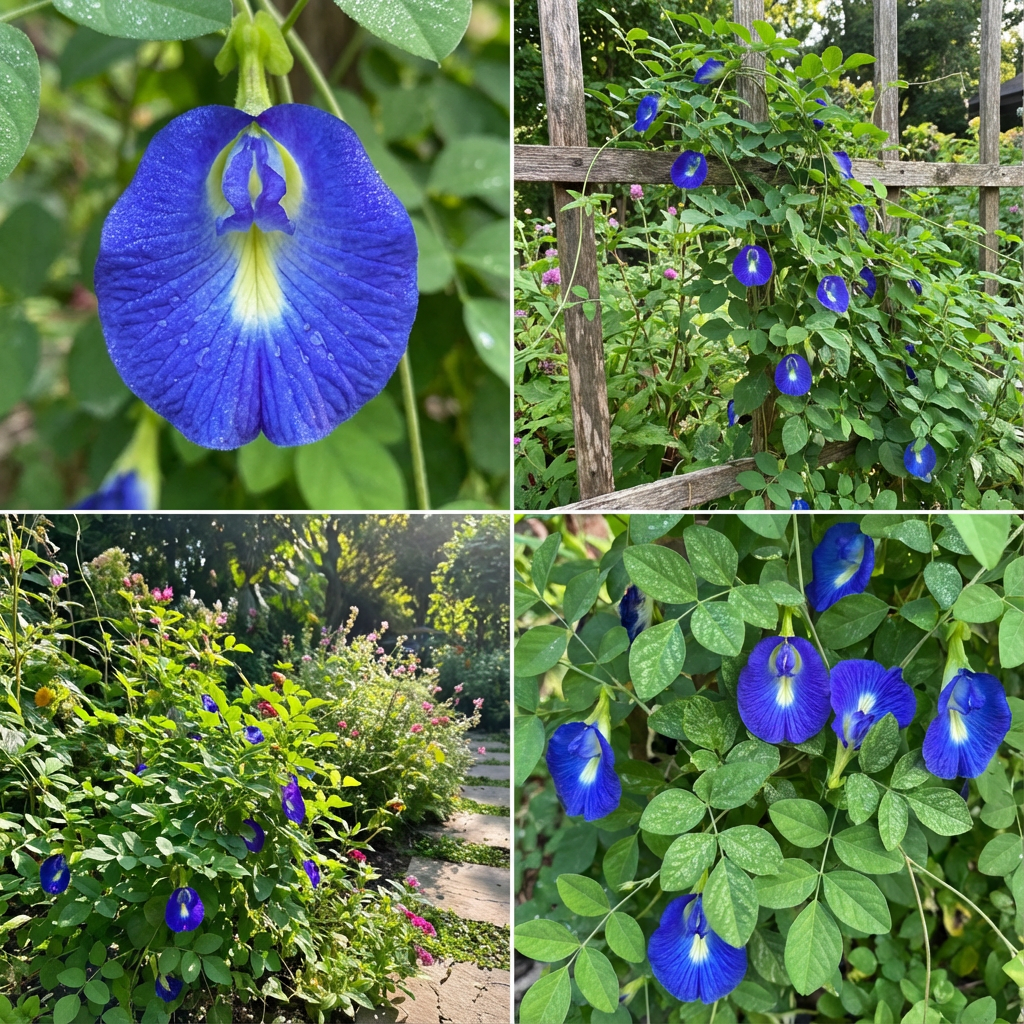 Exotische Clitoria-Blumensamen zum Pflanzen für atemberaubende Blüten