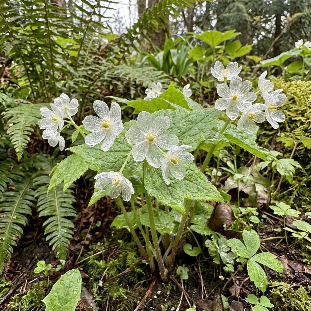 Exquisite Skeleton Flower Seeds - Diphylleia Grayi for Magical Shade Gardens