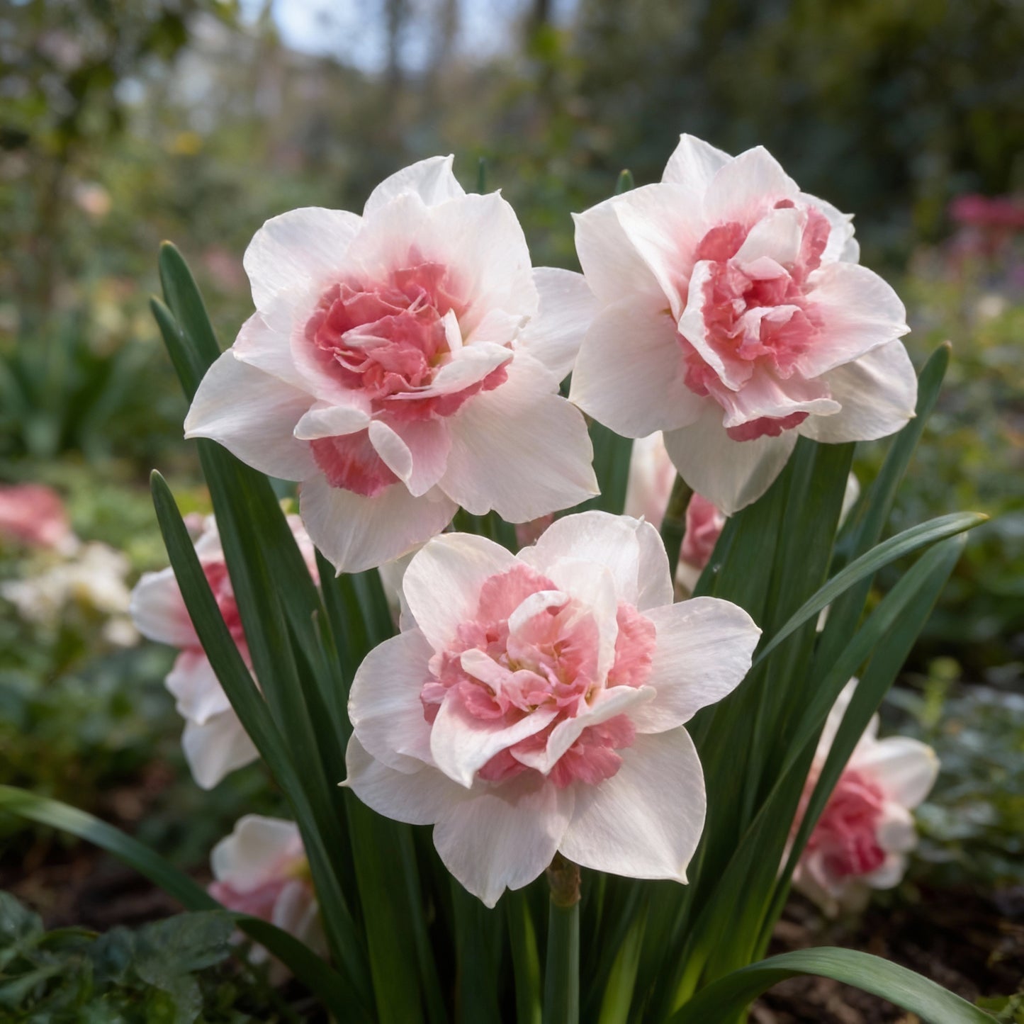 Narcissus Flower Seeds for Planting - White Pink Varieties for Stunning Gardens