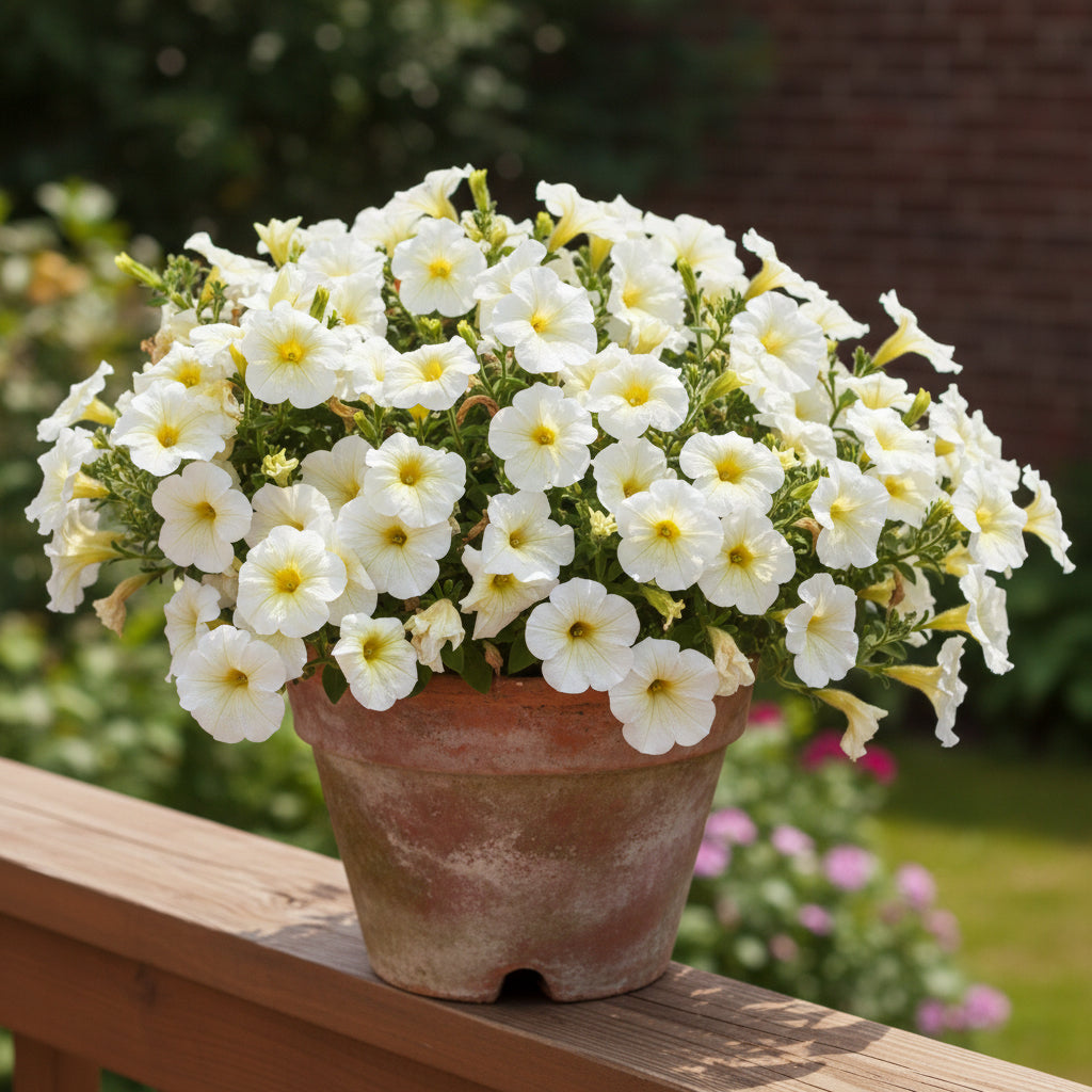 Light Yellow Petunia Seeds for Planting Annual Blooms