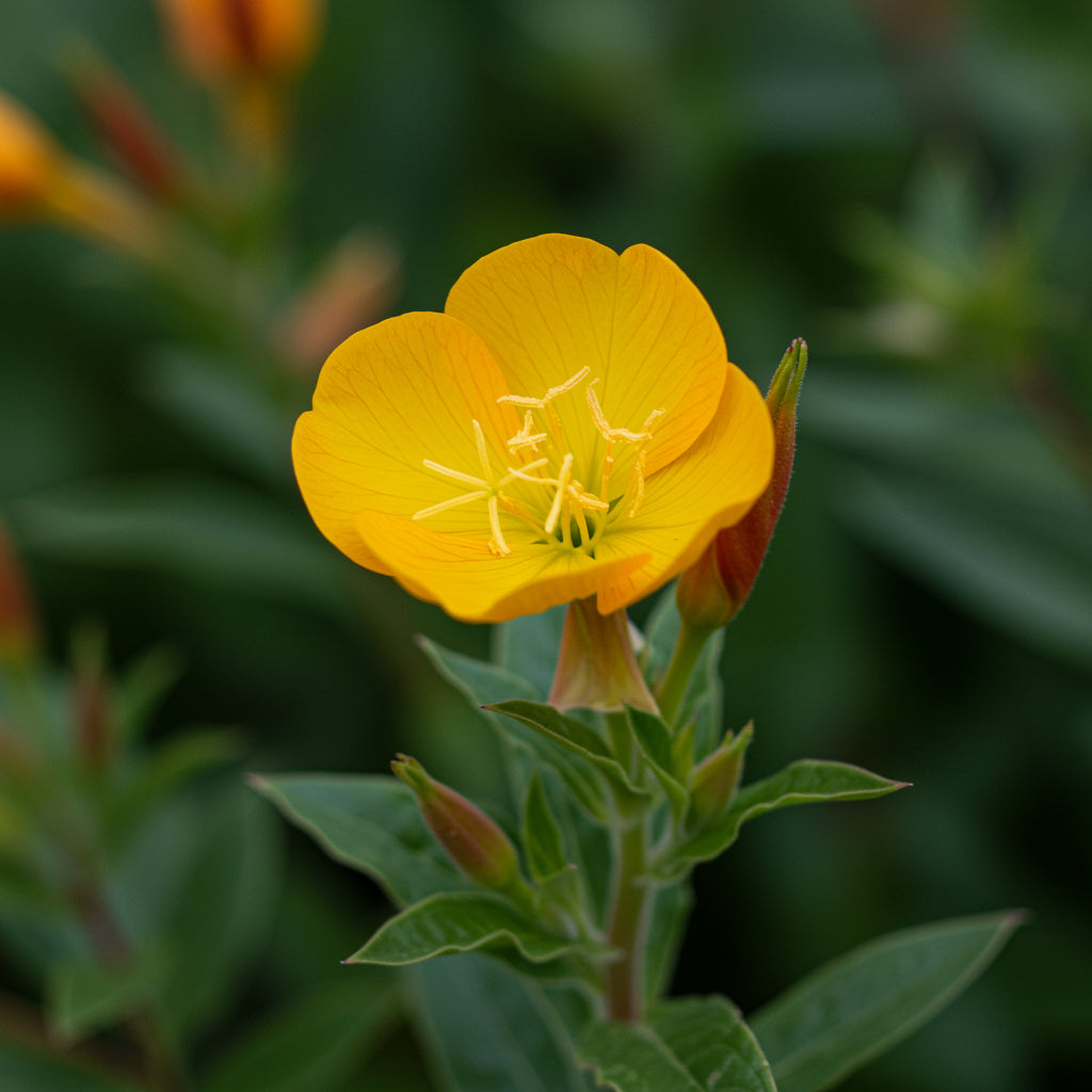 Orange Evening Primrose Seeds for Planting Bright Blooms, Easy to Grow