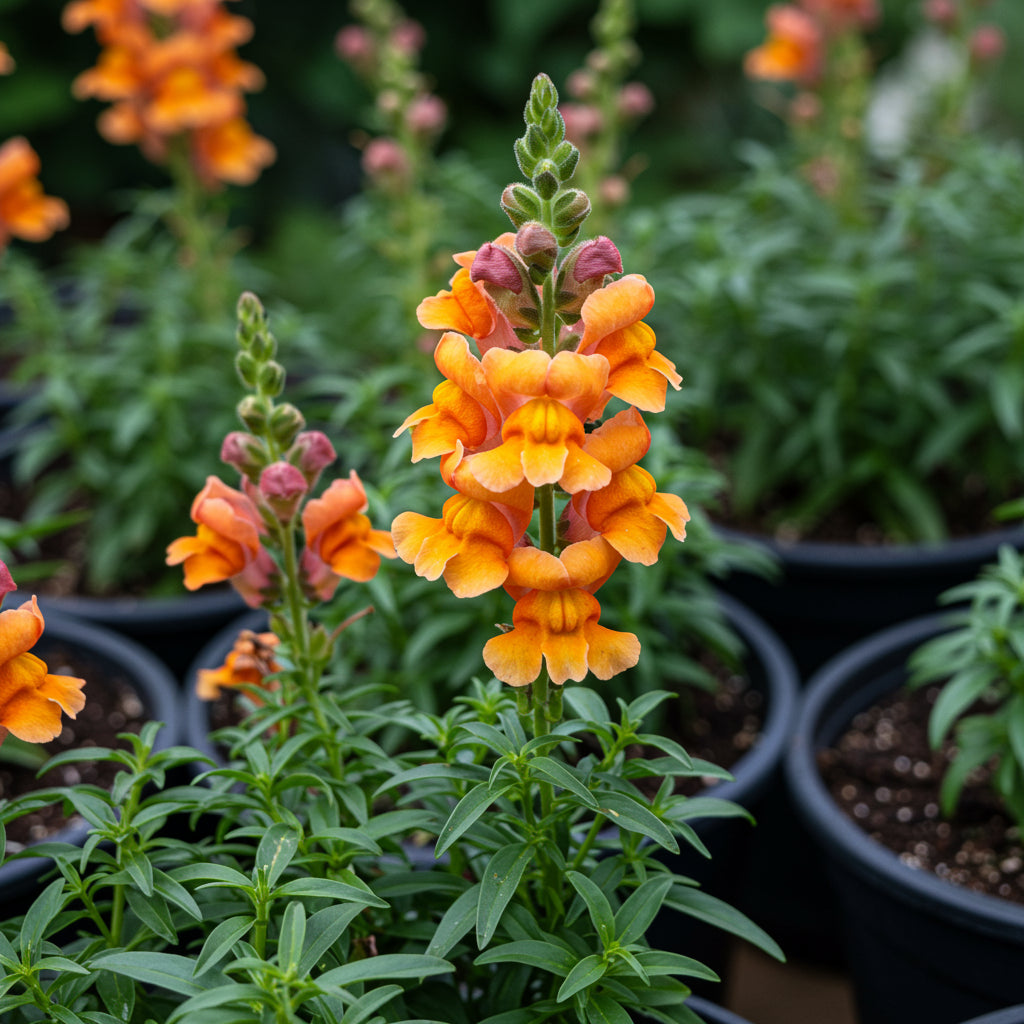 Orange Snapdragon Flower Seeds for Planting - Brighten Your Garden with Vibrant Annuals