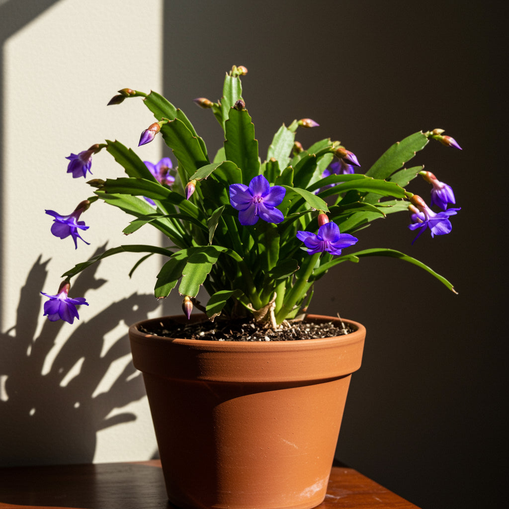 Blue Schlumbergera Seeds for Planting - Rare Flowering Cactus