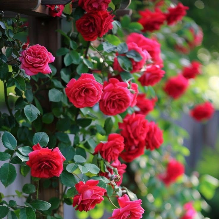 Rosensamen zum Pflanzen in Rosa und Rot