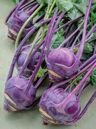 Organic Purple Vienna Kohlrabi Seeds
