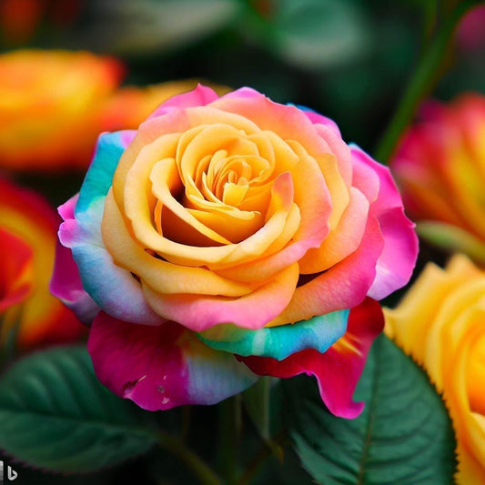 Rainbow Rose Flower Seeds