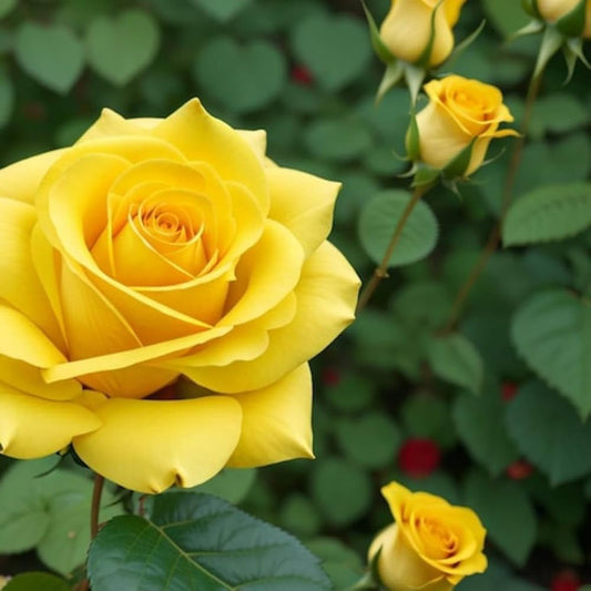 Climbing Golden Showers Rose - Bright Yellow Climbing Rose Bush for Your Garden