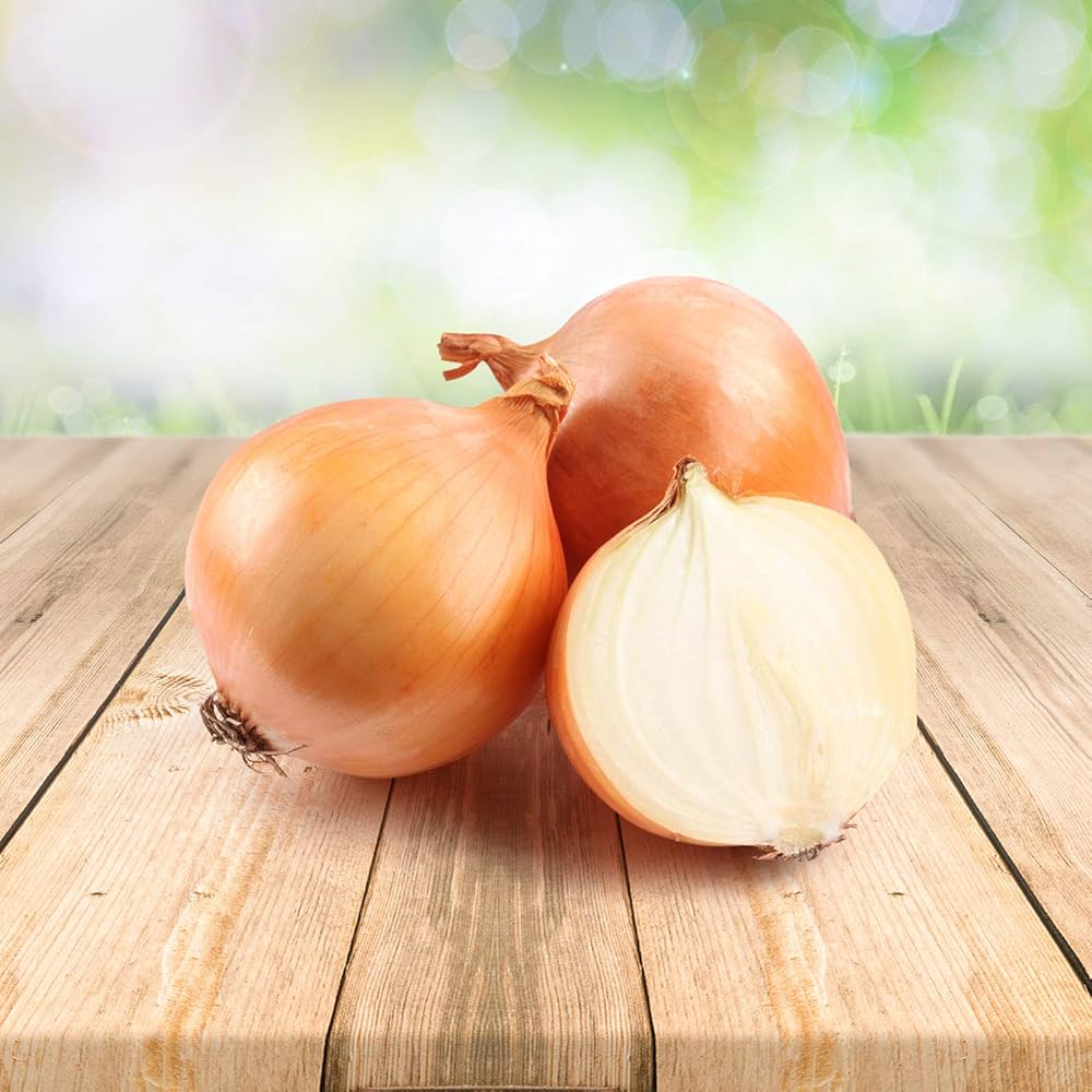 Sweet Yellow Onion Vegetable Seeds for Planting – Heirloom, Non-GMO, Easy to Grow, Annual
