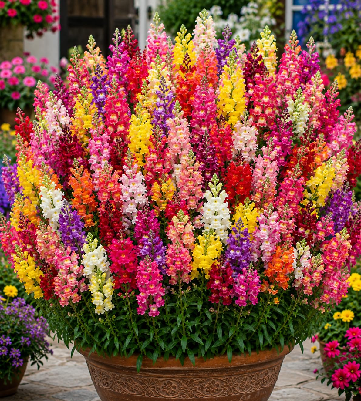 Mixed Snapdragon Flower seeds for Planting - Seasonal Bloomer, Heirloom & GMO Free Seeds for Home Garden
