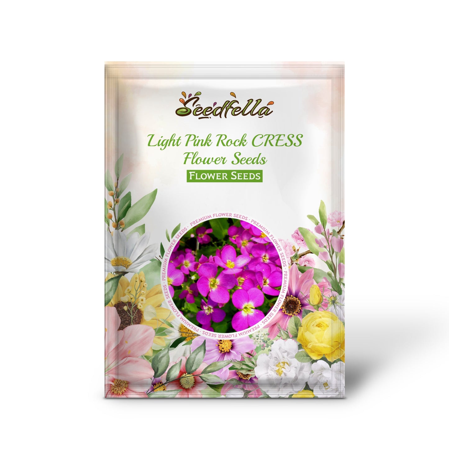 Light Pink Rock CRESS Flower Seeds for Planting  Easy-Grow Perennial Seeds