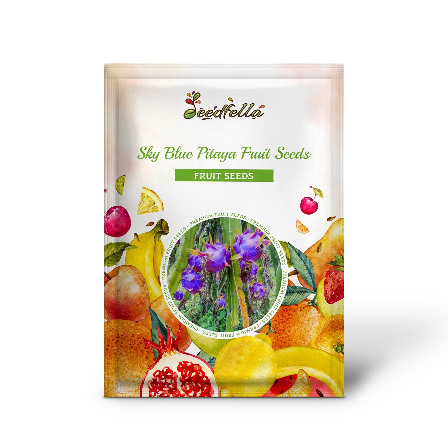 Sky Blue Pitaya Fruit Seeds for Planting - Exotic Tropical Delights