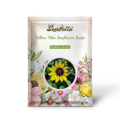 Yellow Mini Sunflower Seeds for Planting  Perfect for Garden Growth
