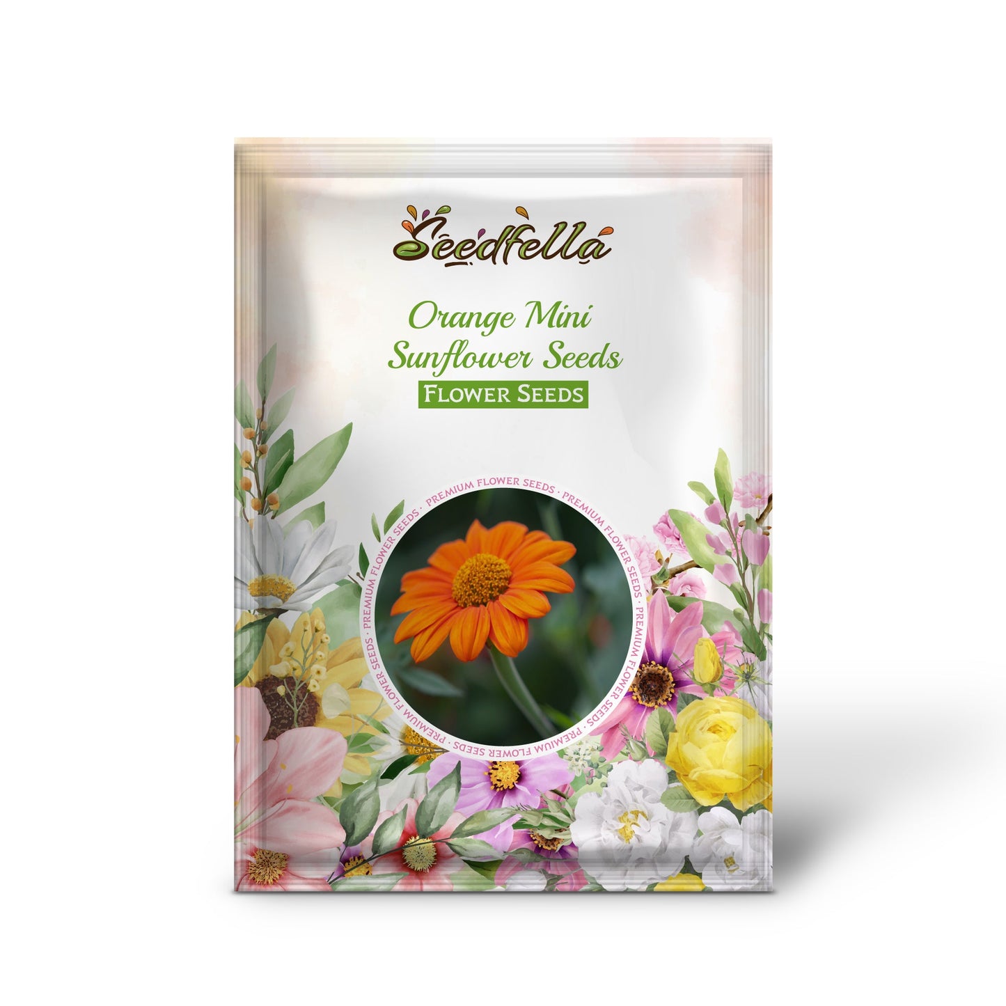 Orange Mini Sunflower Seeds for Easy Planting