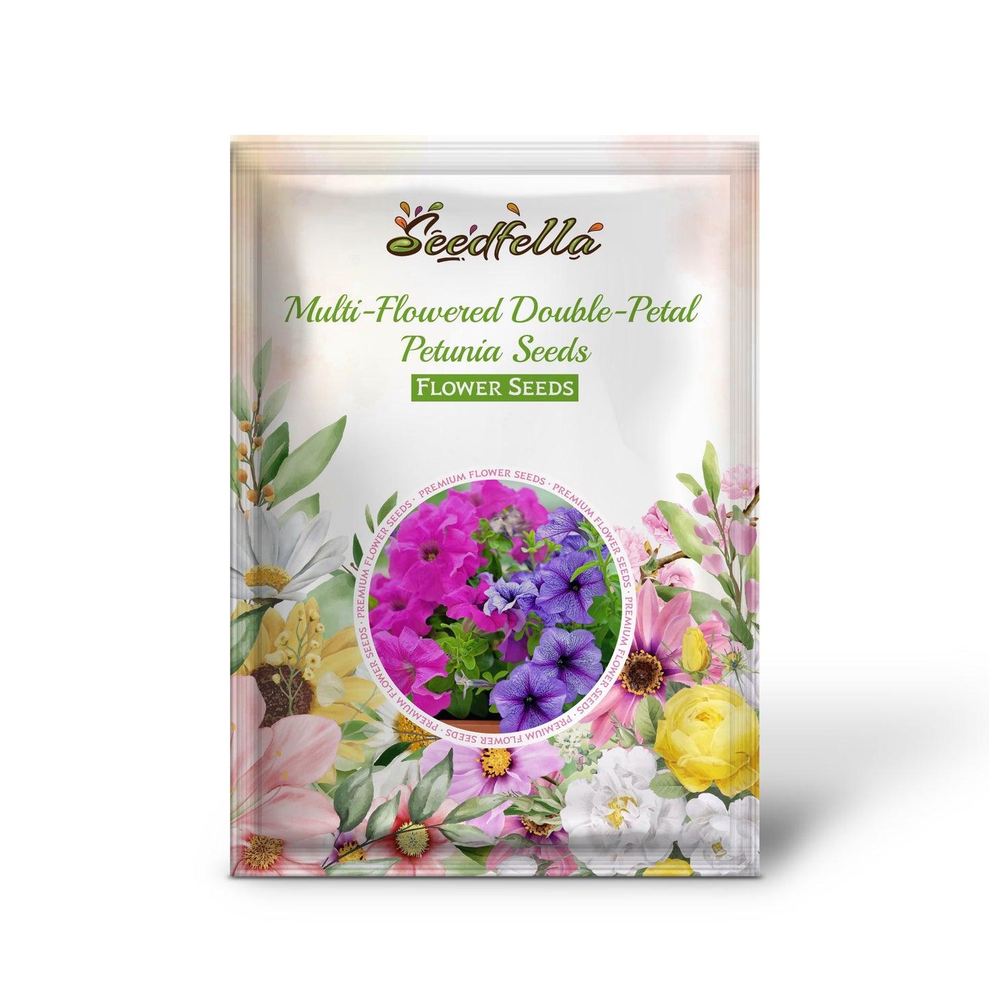 Multi-Flowered Double-Petal Petunia Seeds for Planting - Garden Blooms