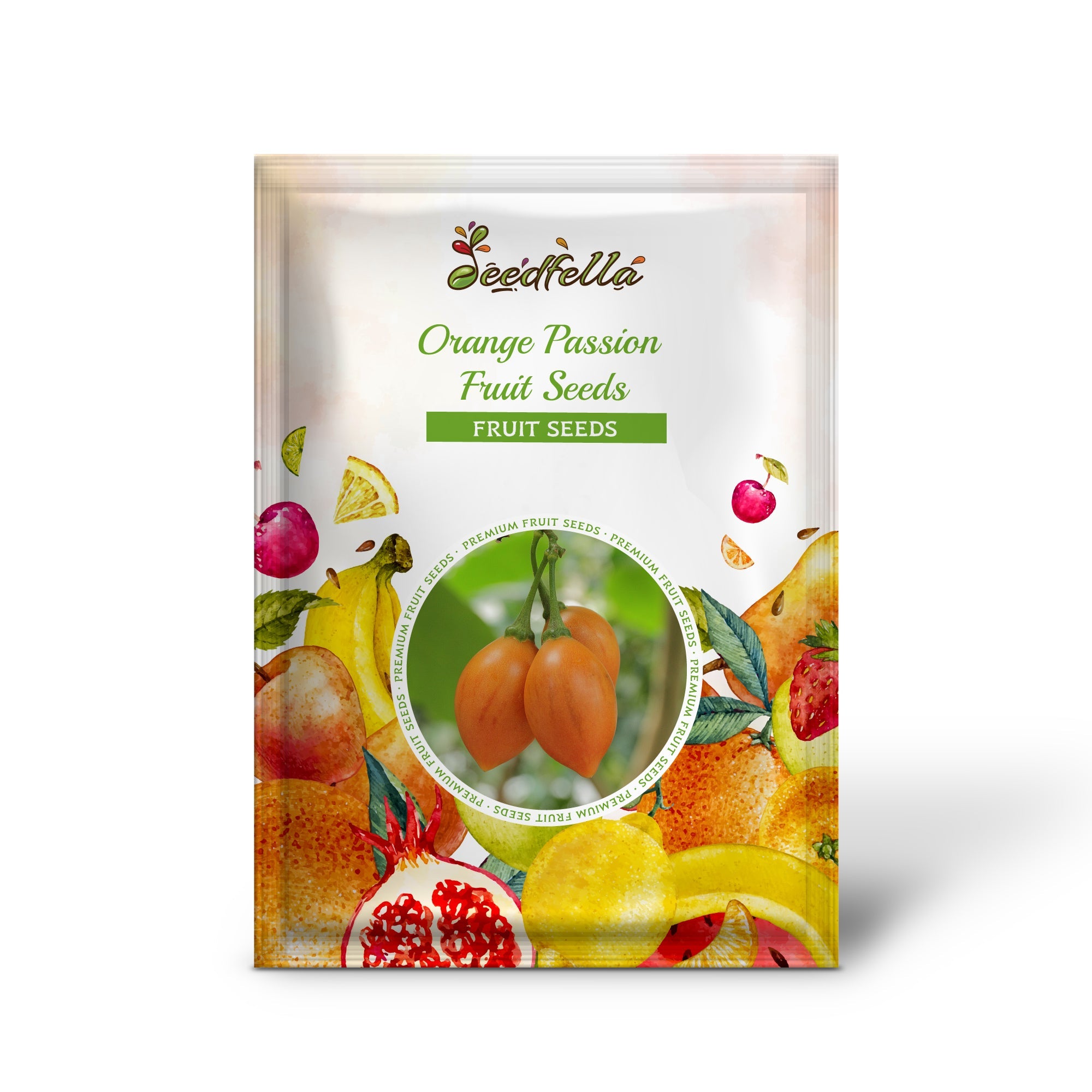Orange Passion Fruit Seeds For Planting Grow Tropical Fruits At