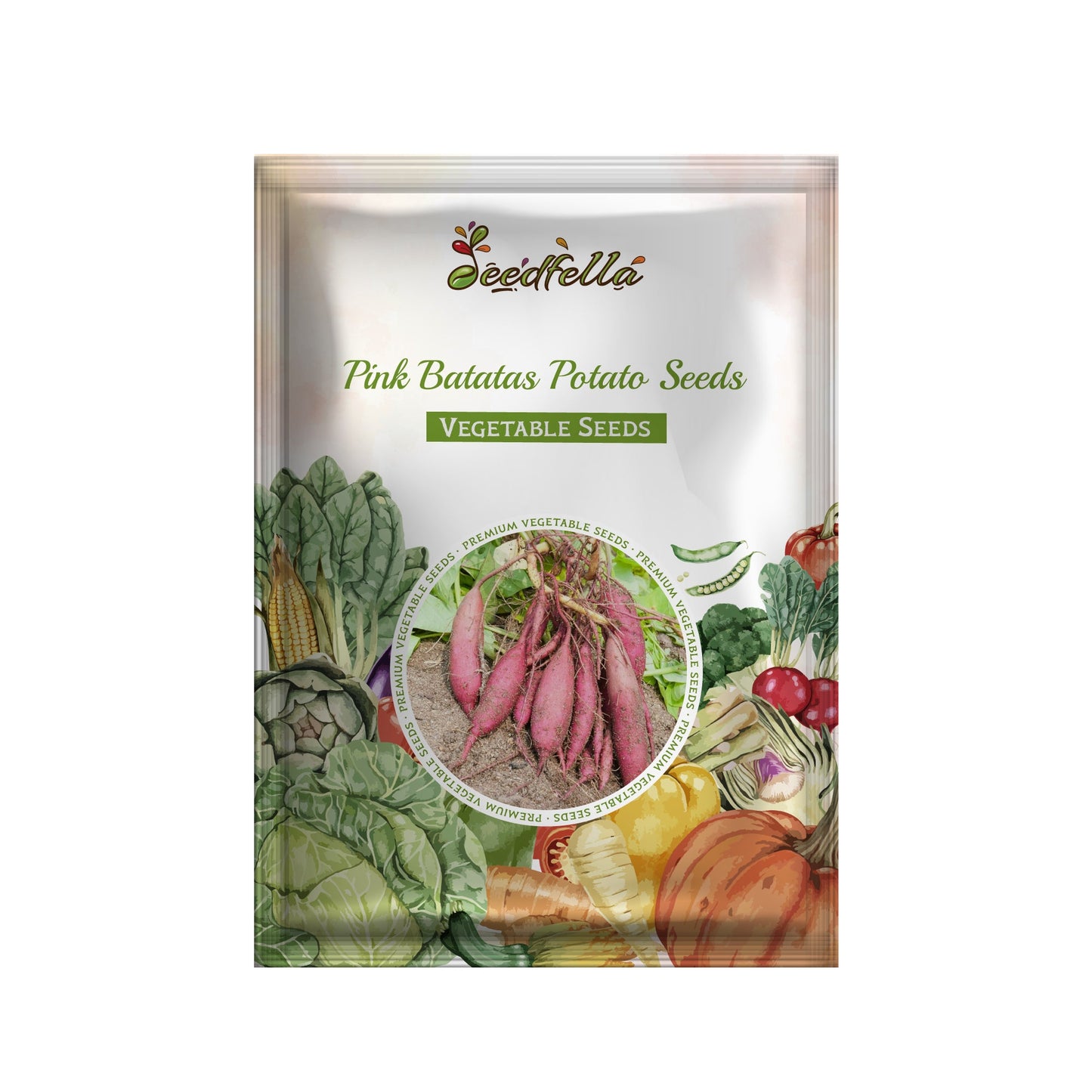 Pink Batatas Potato Seeds – Perfect for Planting in Your Garden