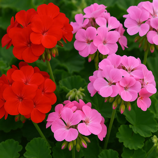 Geraniums Flower seeds for Planting - Drought Tolerant, Heirloom & GMO Free Seeds for Home Garden