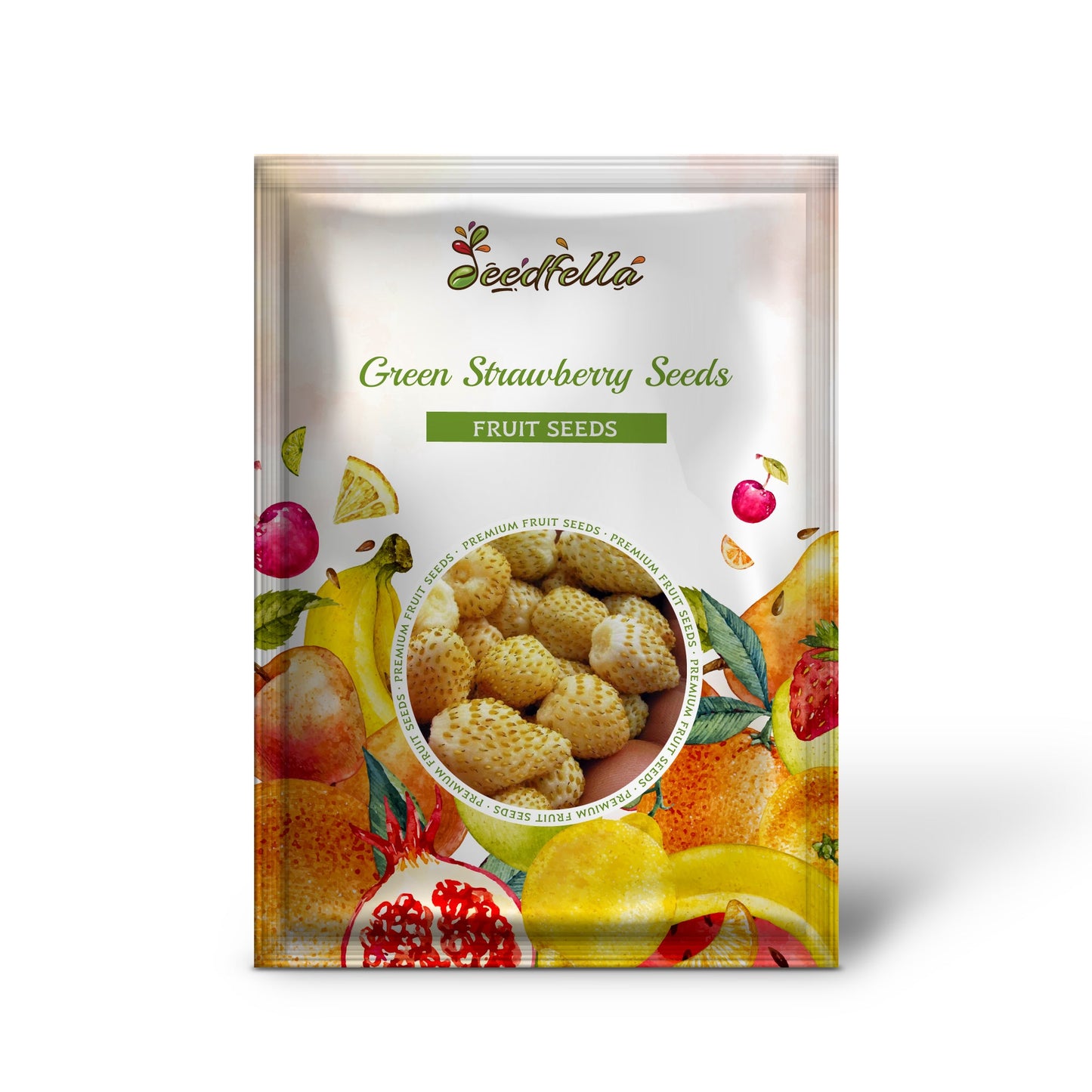 Green Strawberry Seeds For Planting heirloom non-gmo organic garden seeds