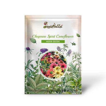 Cheyenne Spirit Coneflower (Echinacea) Herb Flower Seeds – Orange, Red, Yellow, Purple, Pink, White