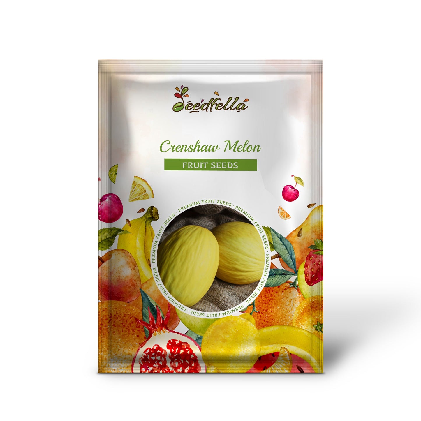 Crenshaw Melon (Muskmelon / Winter Melon / Crenshaw) Cucumis Melo Fruit Seeds