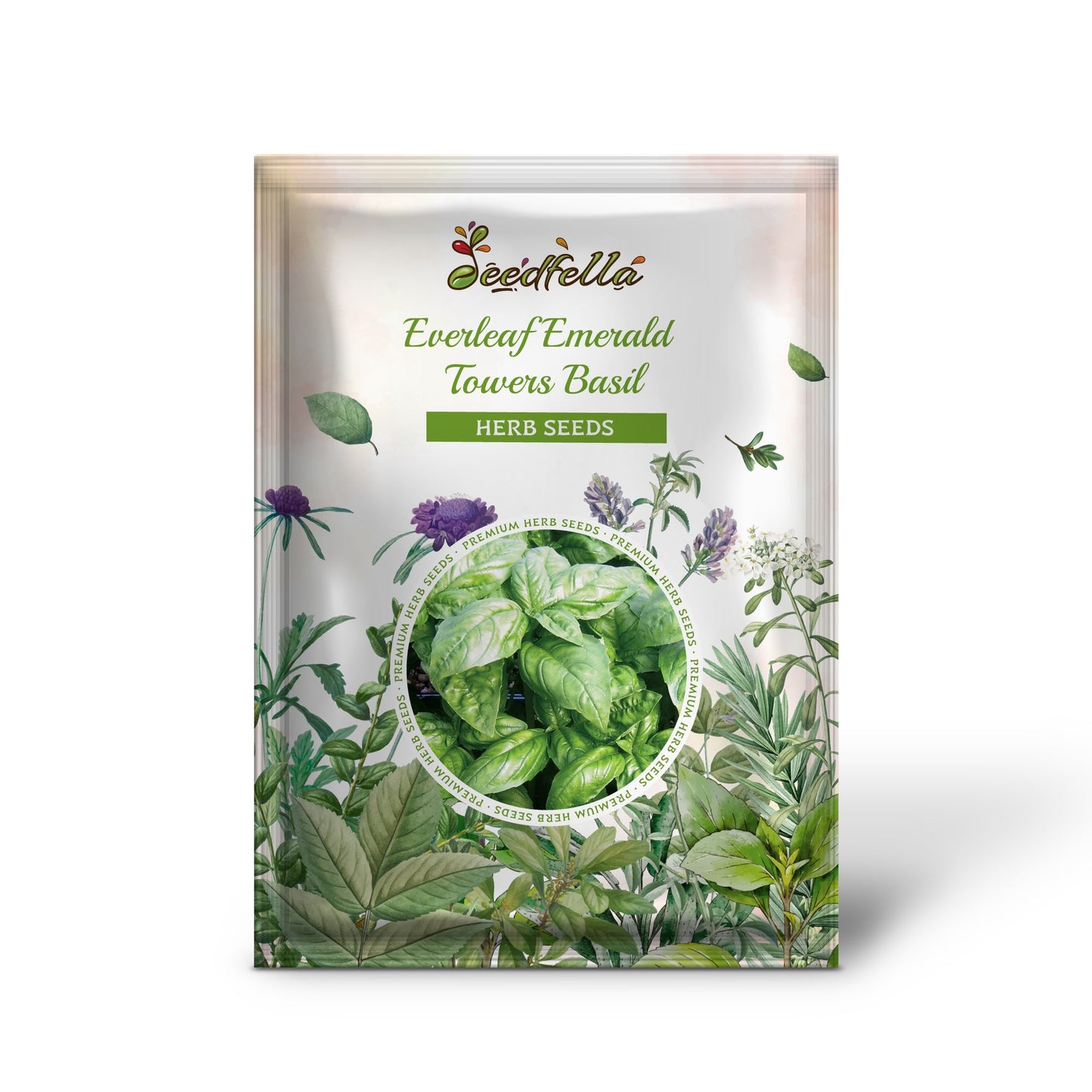 Everleaf Emerald Towers Basil (Ocimum basilicum) Seeds