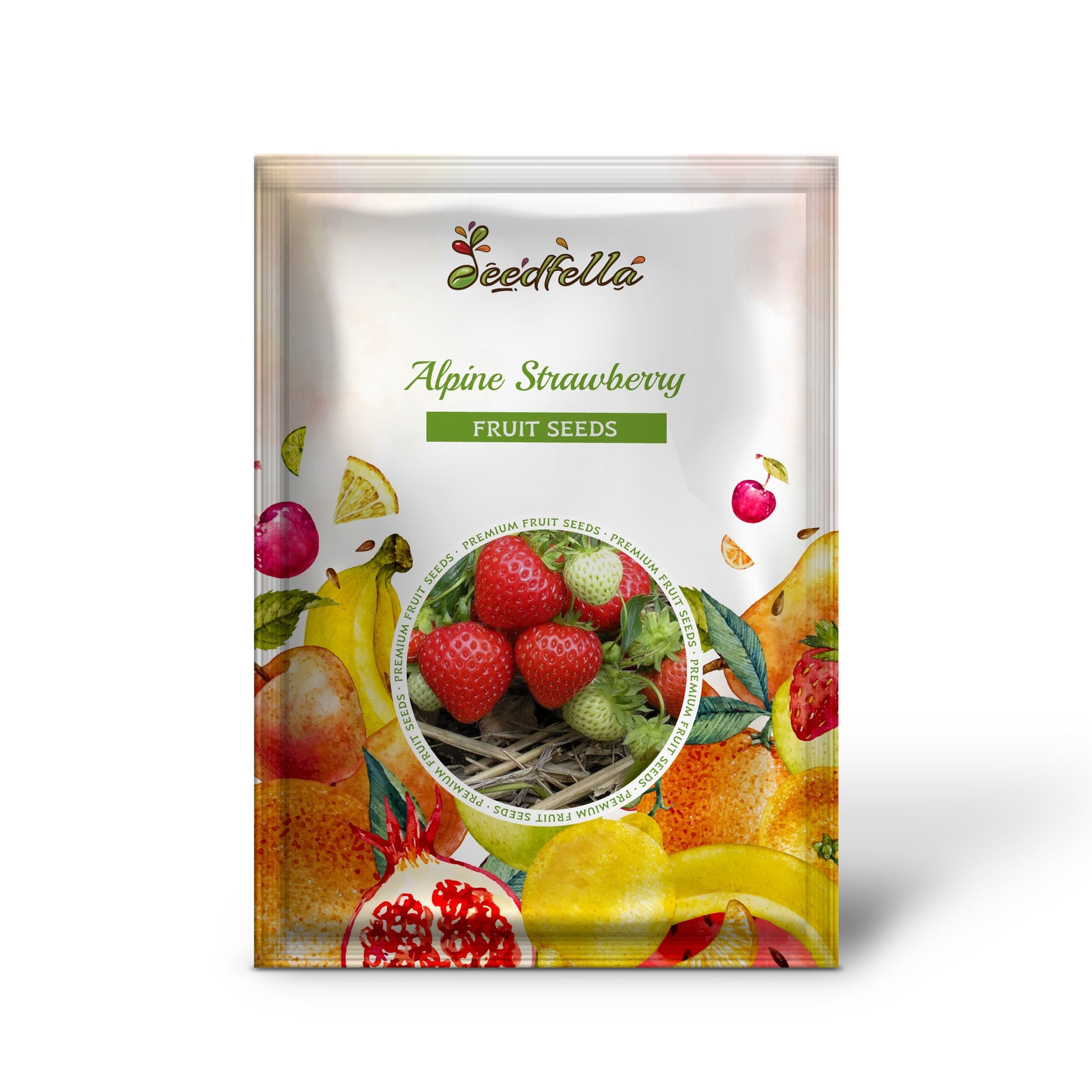 red alpine strawberry seeds Alpine Strawberry Fragaria Vesca Seeds – Red Fruit, White Flowers Organic Garden Seeds – Pure Asia Seeds