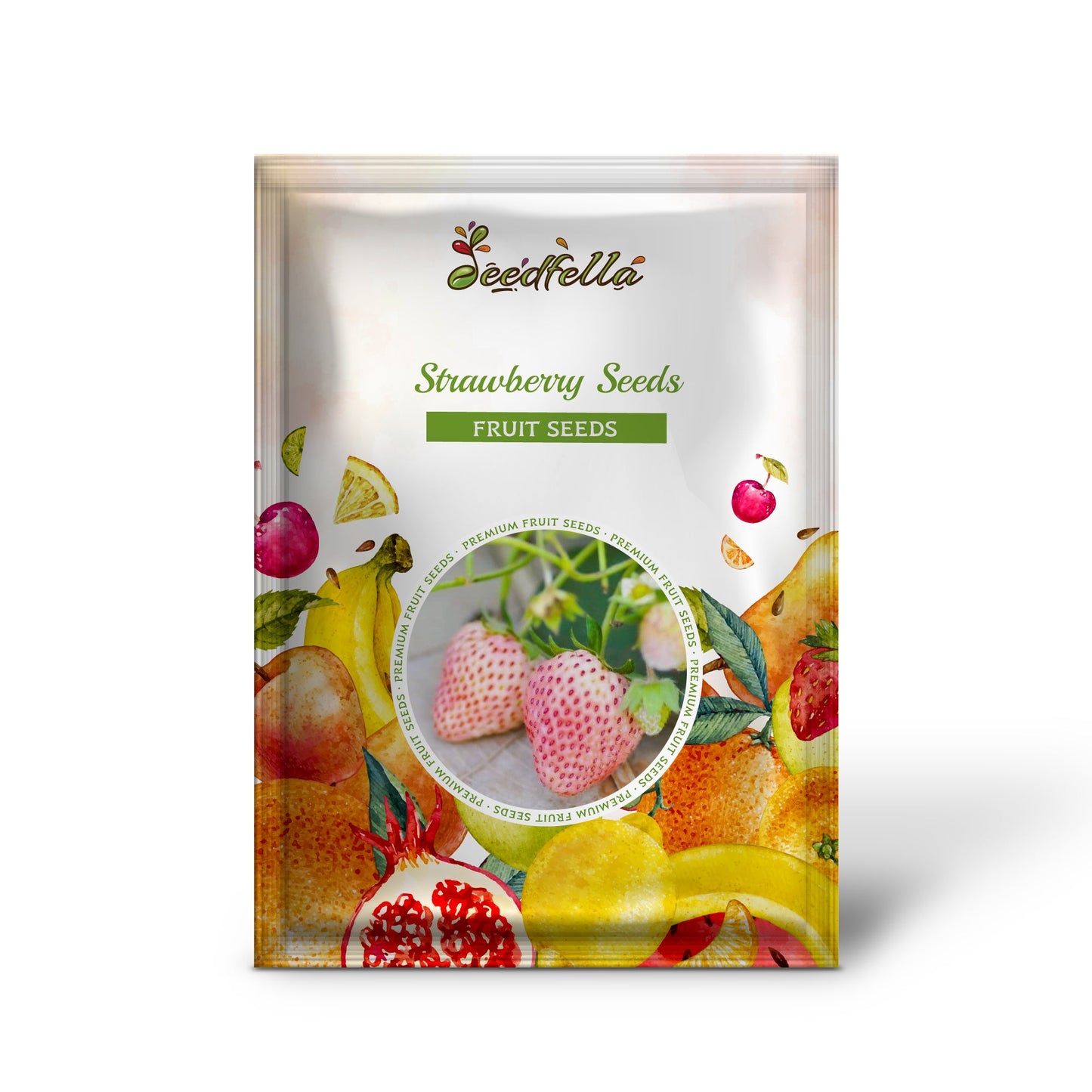 Strawberry Seeds for Planting - Pink Fruit Variety