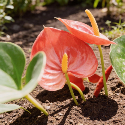 anthurium red bloom Anthurium Seeds – Light Red Anthurium Flower Seeds for Easy Planting – Pure Asia Seeds