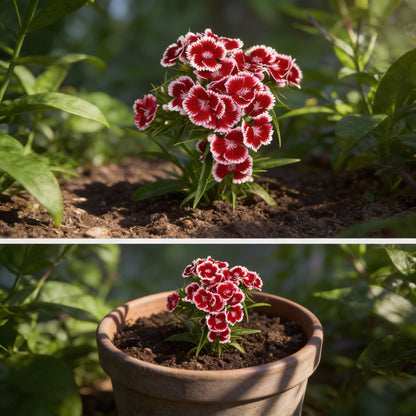 Red William Flower Seeds Planting