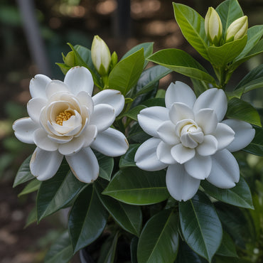 White Loral Gardenia Seeds for Planting  Beautiful Fragrant Flowers