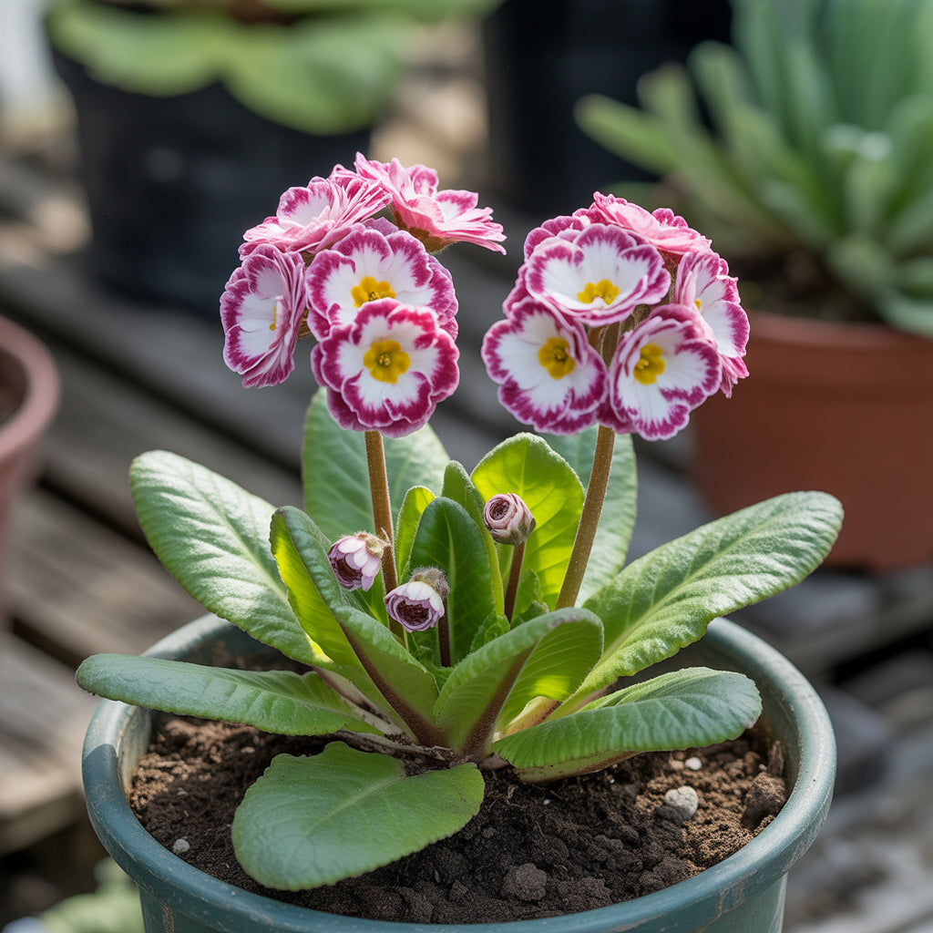 Brown Primula Auricula Flower Seeds for Planting