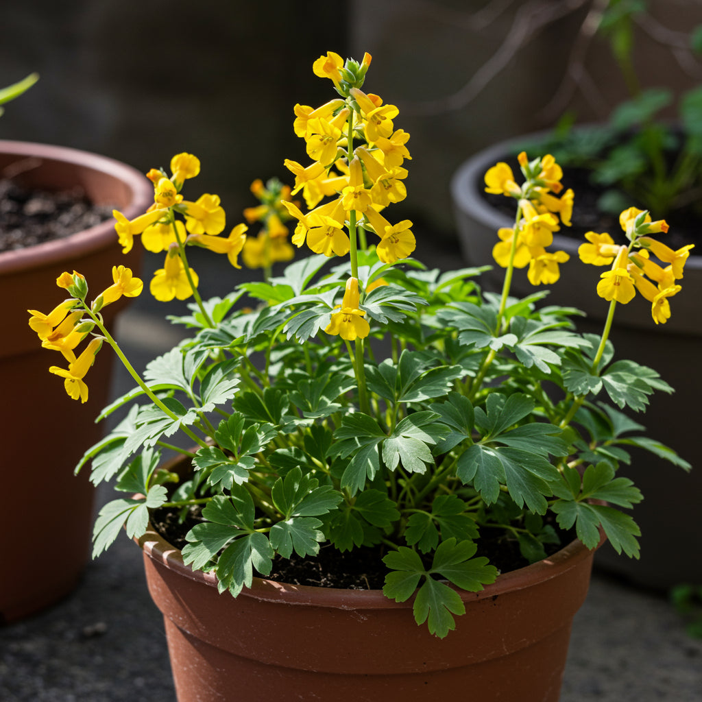 Corydalis Lutea Seeds for Planting  Yellow Flower Plant