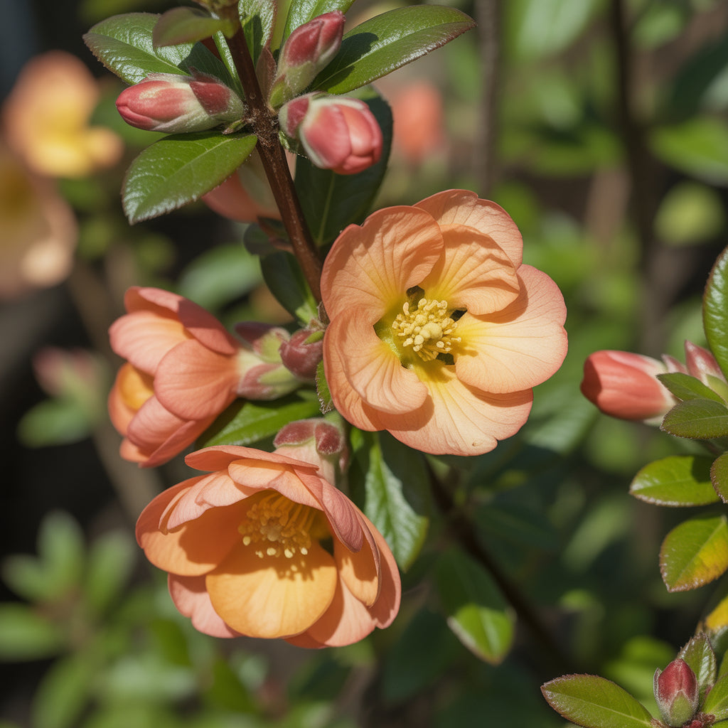 Orange Chaenomeles Flower Seeds for Planting  Vibrant Blooms