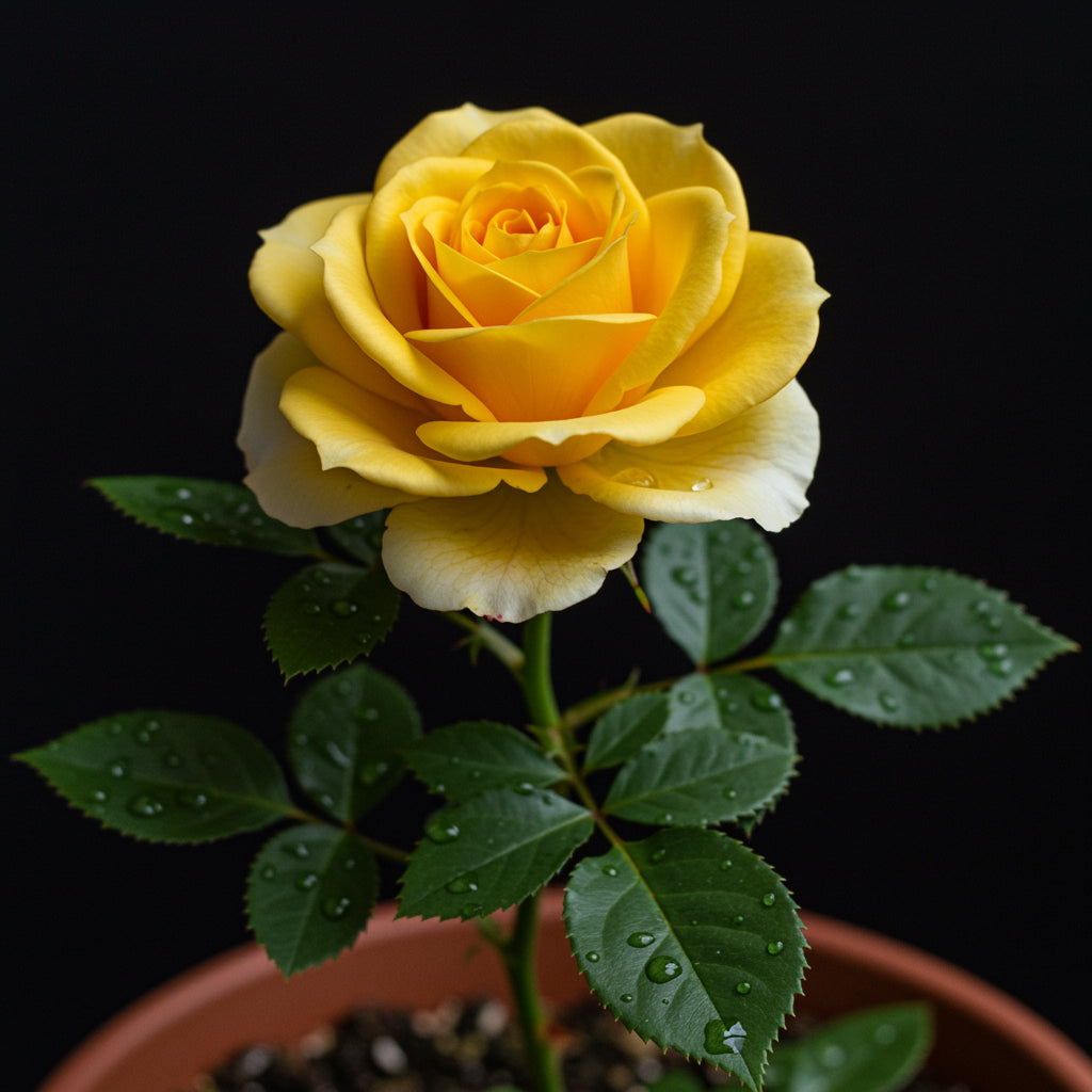 Maron Gelbe Rosenblumensamen zum Pflanzen