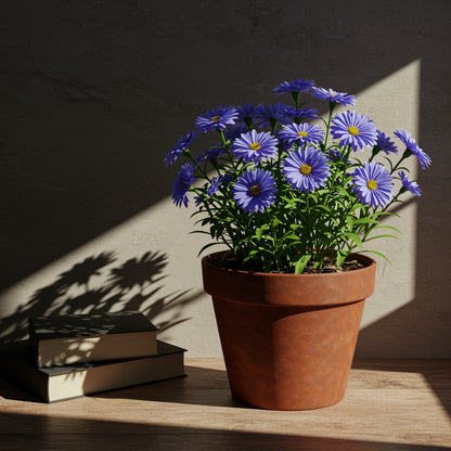 Aster Flower Seeds Planting Blue