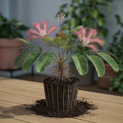 albizia bonsai tree albizia-flower-seeds-planting-pink-100-pcs – Pure Asia Seeds