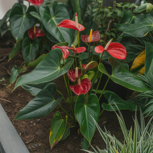 Elevate Your Space with Red Mixed Anthurium Flower Seeds for Planting