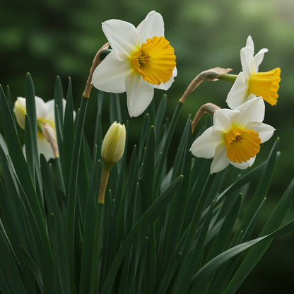 Grow Vibrant Narcissus Flower Seeds: Ideal for Lush Green and White Planting