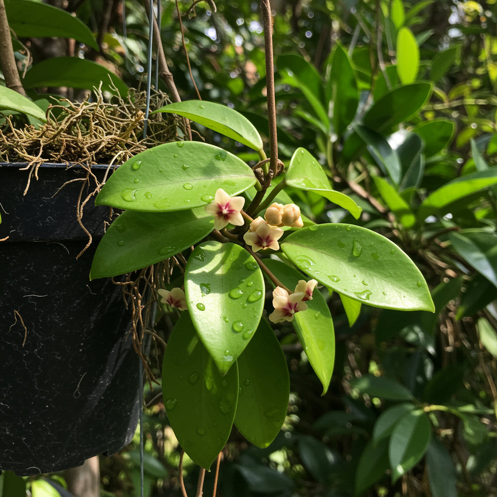 Unique Hoya Carnosa Flower Seeds for Planting Dark Maroon Blooms
