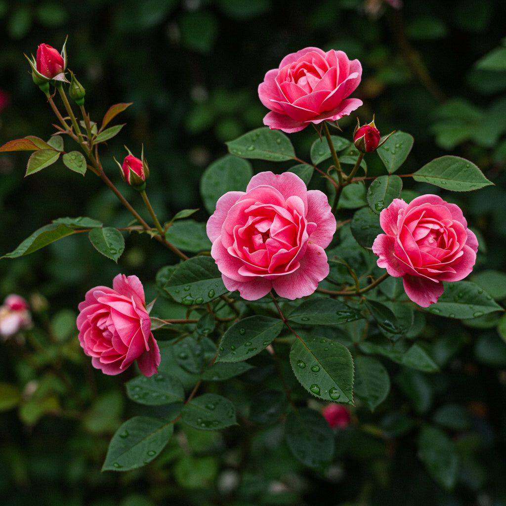 Lebendige Kletterrosen-Blumensamen zum Pflanzen Rot: Perfekt für Bunte Gärten