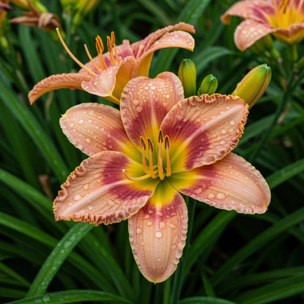 MIXED COLORS DAYLILY Hemerocallis Day Lily Fine Mix Red Purple Flower Seeds