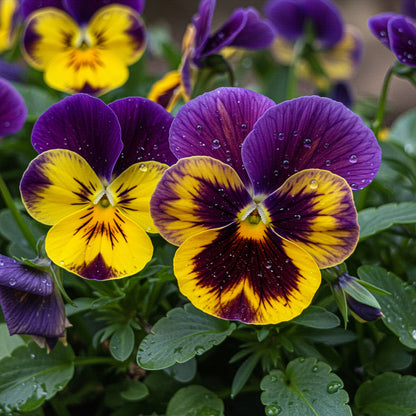 Pansy Flower Seeds  Blue & White for Planting