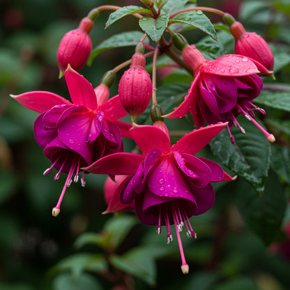 Mixed Double Petals Fuchsia Flower Seeds for Planting
