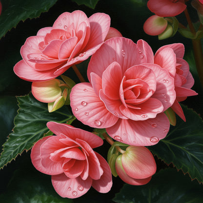 Light Pink Begonia Flower Seeds for Planting