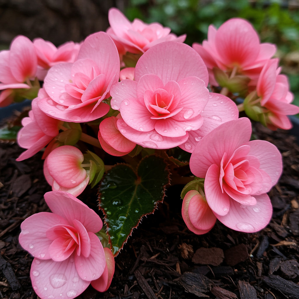 Light Pink Begonia Flower Seeds for Planting